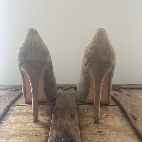 Pour La Victoire High Heel Pumps -Taupe Color - size 6.5 - Picture 3 of 11